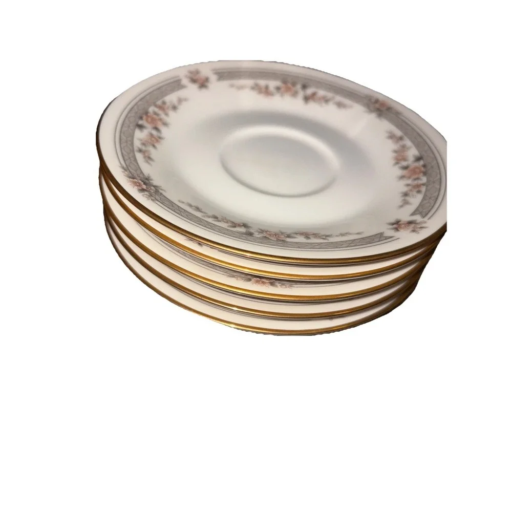 5- Noritake Fairview Saucer 6